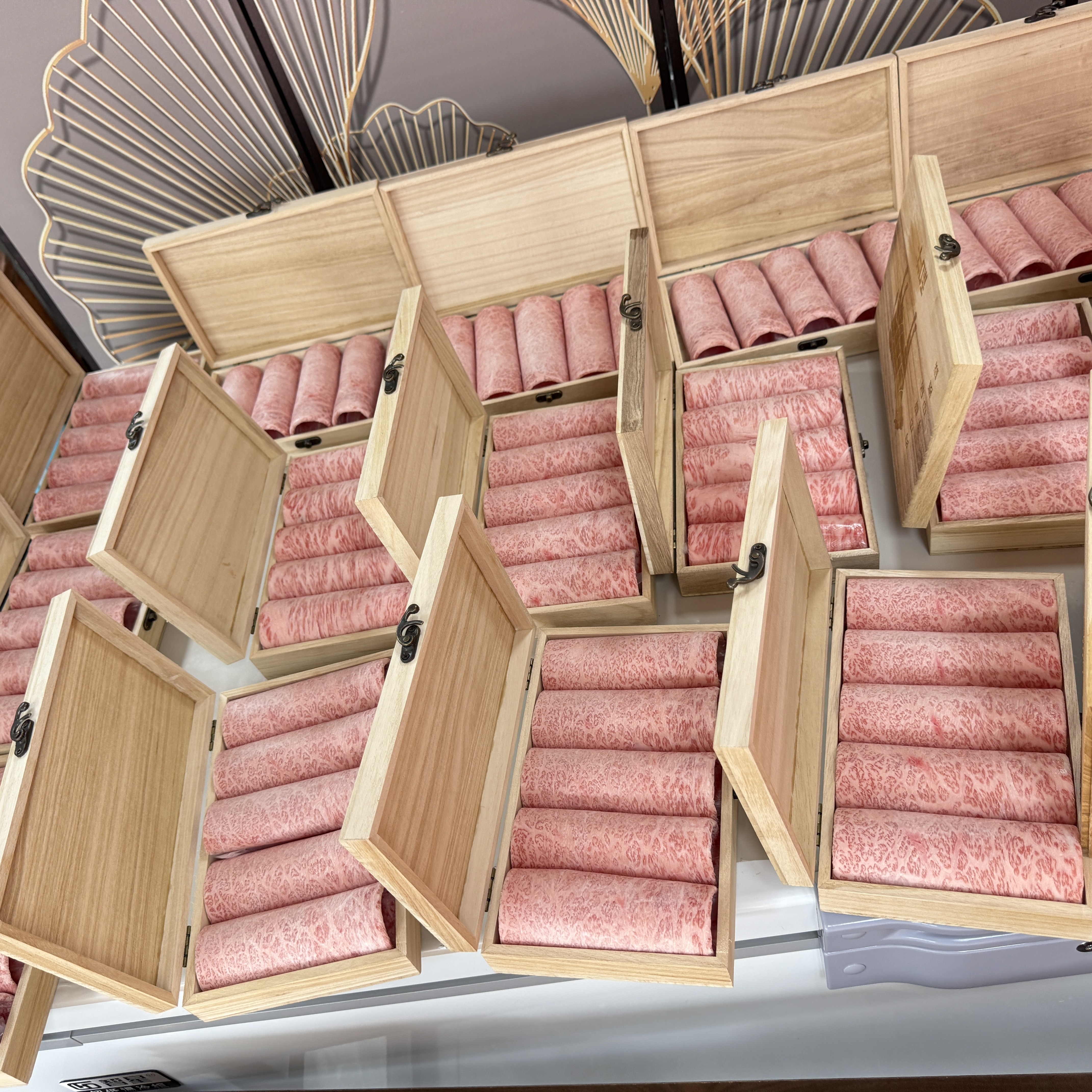 澳洲牛肉卷 纯血和牛卷 木盒子1盒5片约250g