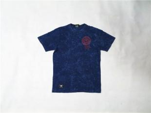 美式 T恤圆领全棉tee街舞bboy嘻哈滑板hiphop 街头潮牌喷墨扎染短袖