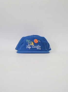 澳洲街头潮牌复古休闲度假风chill素款水洗golfcore软顶平檐帽hat