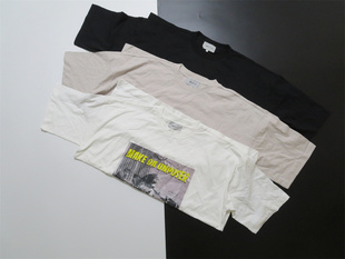 日系街头潮牌宽松oversize廓形圆领短袖 T恤unisex街舞运动打底tee