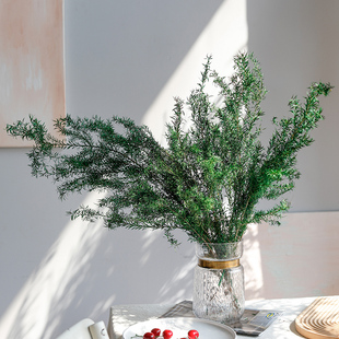 北欧永生花千层金干花红色系室内插花真花橱窗布置软装 饰花 家居装