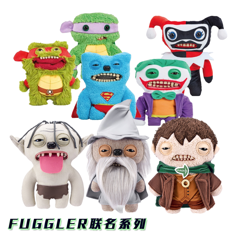 FUGGLER正版牙齿怪公仔DC联名指环王甘道夫咕噜可爱毛绒玩具礼物