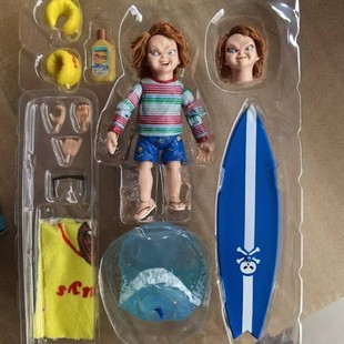 冲浪鬼娃娃恐怖可动手办模型摆件 cult豪华版 鬼娃回魂 恰奇Chucky