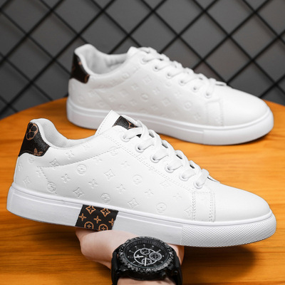 板鞋运动鞋男士小白鞋 Men's canvas sports shoes trendy shoes