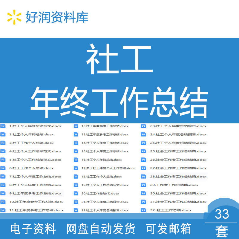 社工工作人员个人年度年终工作总结报告精选范文模板电子版资料