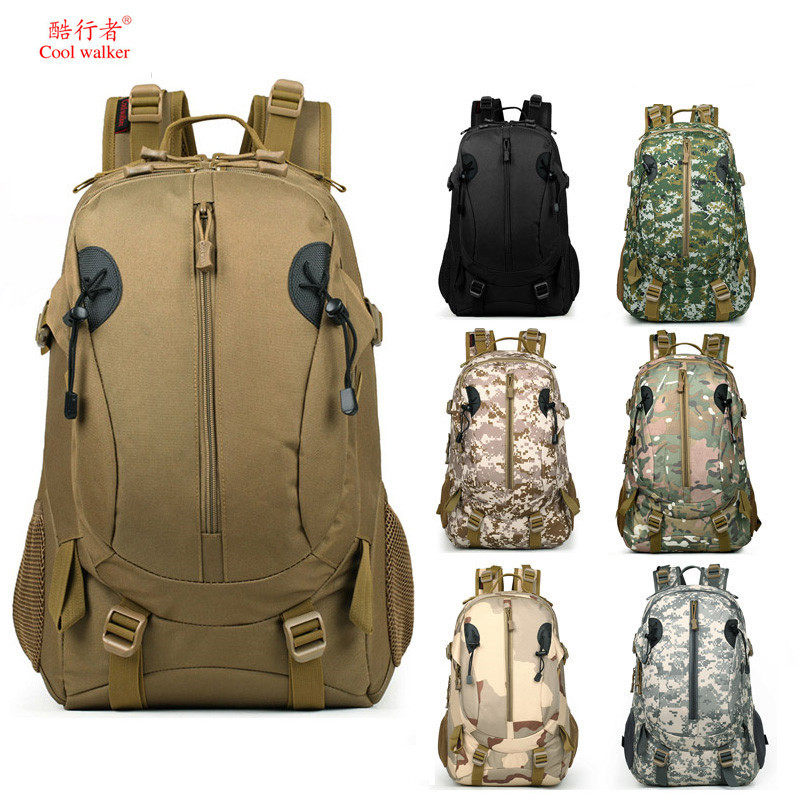 新品上架戰術背包迷彩軍迷包男女雙肩旅行包戶外防水登山包徒步包在類目 運動包/戶外包/配件, 雙肩揹包中 - 來自Buy2taobao.com提供專業的淘寶代購服務