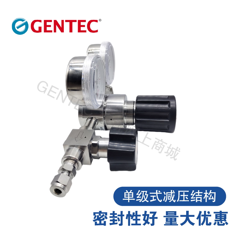 GENTEC美国捷锐不锈钢减压阀R14SL小流量减压器R14SLGP-DHG-52-11