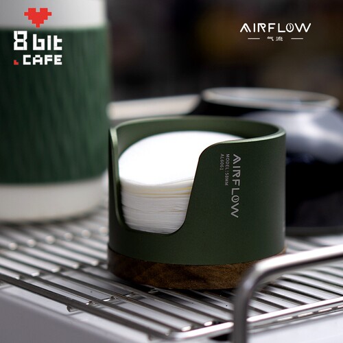 AIRFLOW粉碗滤纸防尘收纳盒圆形