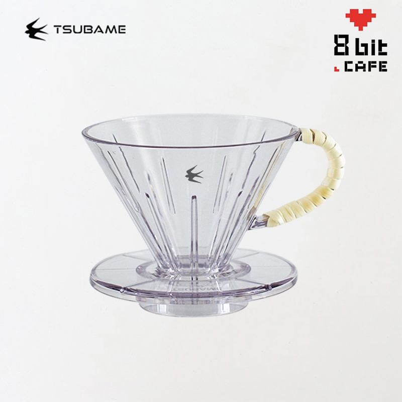 燕印TSUBAME藤编手冲咖啡过滤杯锥型V60树脂漏斗分享壶套装滴滤杯