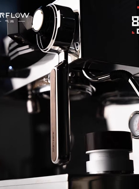 AIRFLOW气流平镜黑胡桃木不锈钢手柄E61辣妈通用无底咖啡手柄58mm