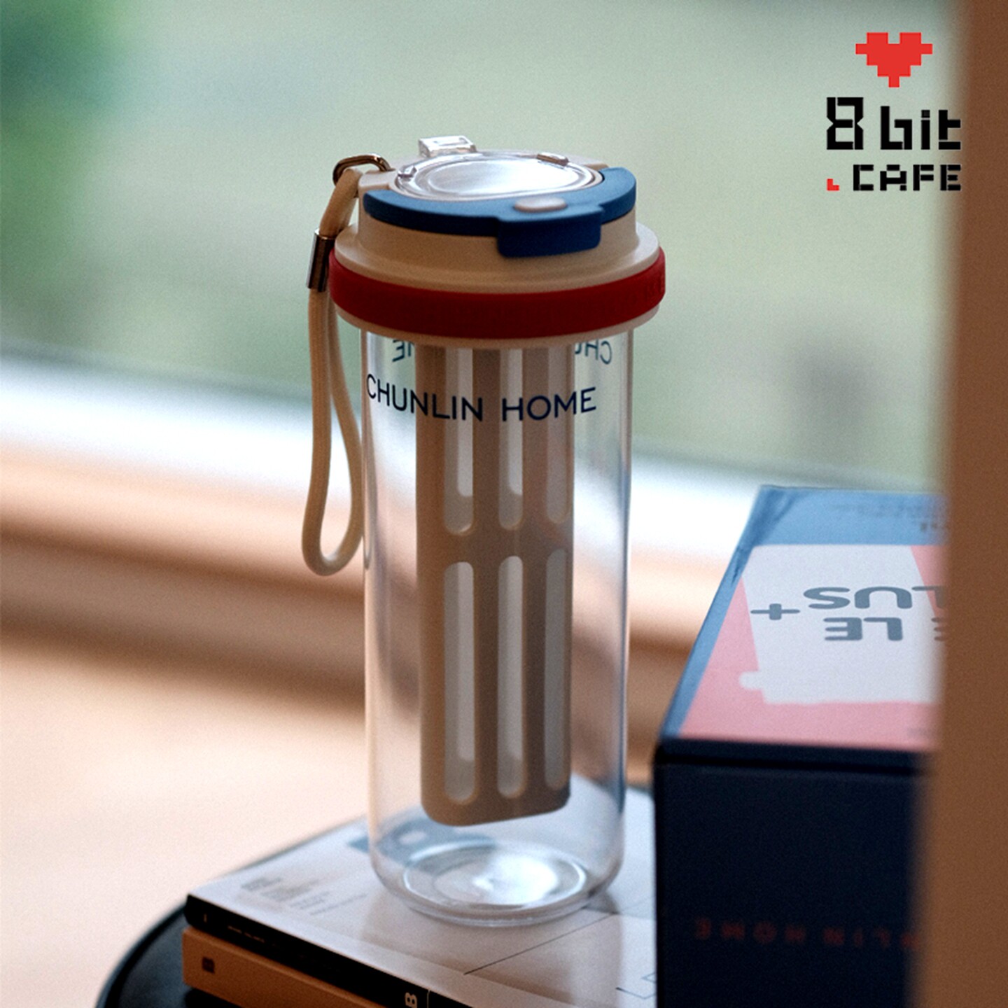 春林进口tritan水杯2024新款女夏天大容量冷萃杯咖啡壶茶水分离杯图片