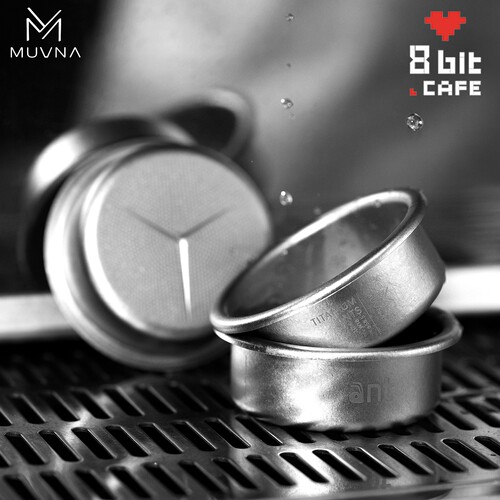 MUVNA慕威纳钛蚁粉碗意式咖啡机手柄精密纯钛粉碗58.5mm凯斯咖啡