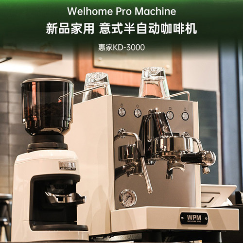 Welhome/惠家 KD-3000小型意式半自动现磨咖啡家商两用可胶囊美式