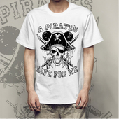 加勒比海盗T恤 短袖 杰克船长死无对证骷髅头暗黑男女2020新款 夏季