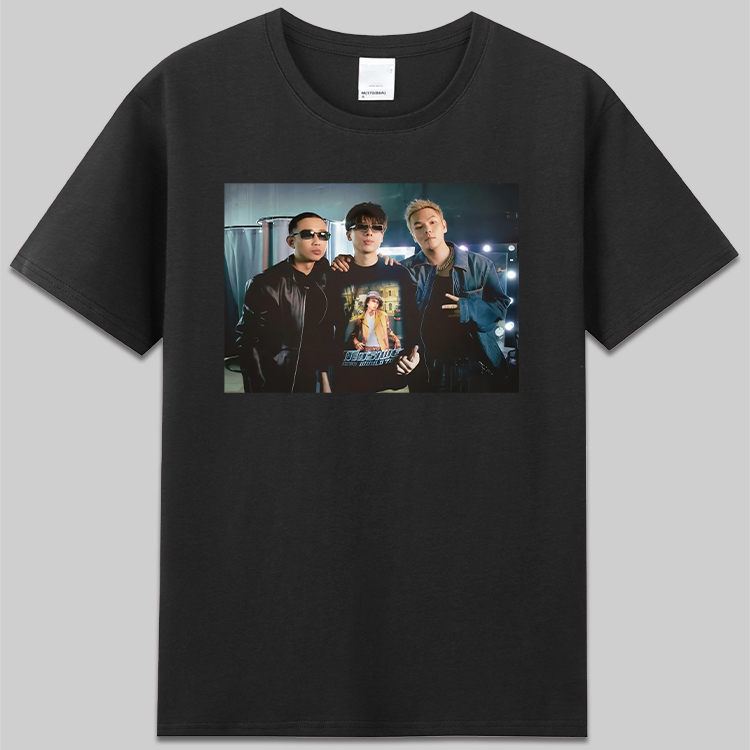 无限套娃中国说唱四巨头马思唯gai盛宇法老同框衣服短袖纯棉t恤夏