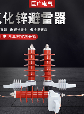 HY5WS-17/50L脱扣式高压10KV配电型氧化锌避雷器带脱离器安装支架