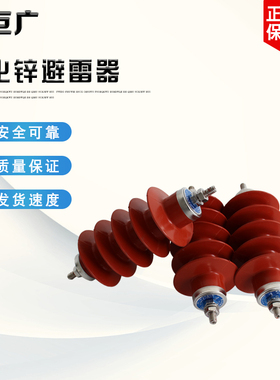 HY5WS-17/50配电型复合外套无间隙氧化锌避雷器10kv硅橡胶防雷器