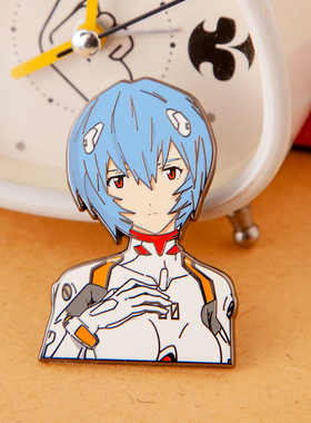 Fanaticpins原创设计新福音战士EVA绫波丽金属徽章胸针渚薰明日香