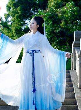盘子女人坊唯美摄影蓝色古装新品