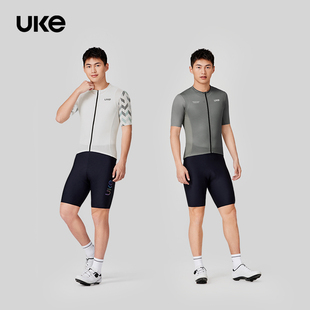 上衣遨游 公路车透气新品 男自行车速干排汗短袖 UKE骑行服夏季