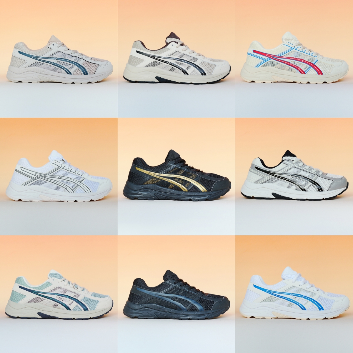 Gel-Ctend 4 跑鞋 低帮 男女同款 休闲城市通勤跑步鞋 慢跑 网面