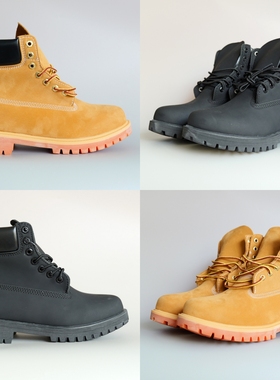 Preum 大黄靴 马丁靴 舒适防滑耐磨 减震 复古高筒 保暖 增高