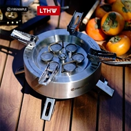 bếp ga mini du lịch gấp gọn Lửa phong sao ngọn lửa nhiều đầu chia bếp gas dữ dội và nóng bỏng ngoài trời BC cắm trại bếp gas bếp bảy sao bếp dữ dội bếp ga mini phượt bep nuong du lich