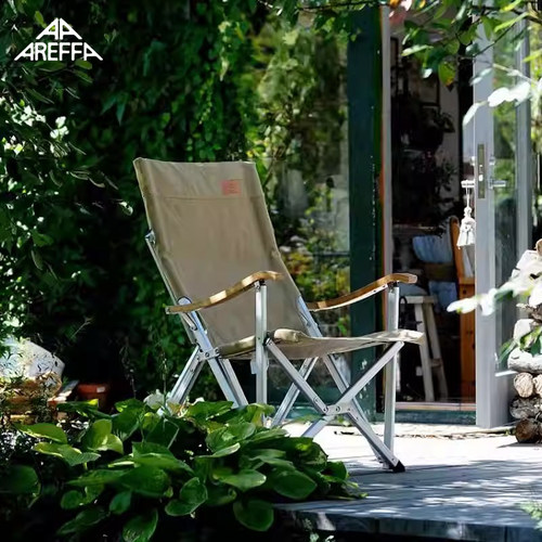 Areffa便携式双八椅露营野外自驾游野餐椅靠背椅子钓鱼户外折叠椅