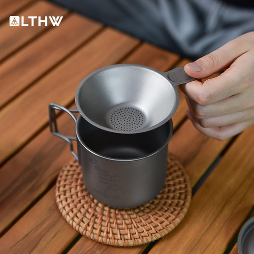 LTHW旅腾纯钛茶漏茶滤滤茶器茶漏超细茶叶滤网茶隔公道杯过滤网