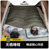 Naturehike Thông Minh Bao Cotton Túi Ngủ Di Động Cắm Trại Ngoài Trời Người Lớn Túi Ngủ Đơn Splicable túi ngủ cho be 1 tuổi túi ngủ văn phòng