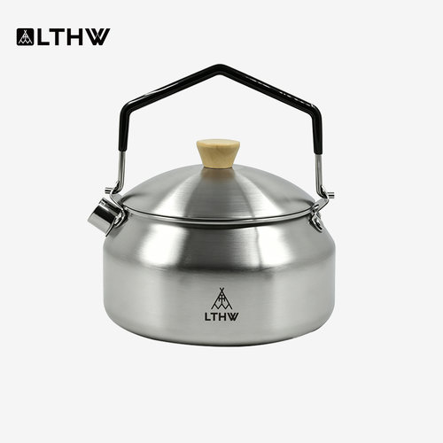 LTHW户外烧水壶304不锈钢茶壶