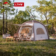 Naturehike vận động khách hàng sử dụng lều bơm hơi chống nắng phủ bạc, lều cắm trại di động không gian rộng gấp gọn, chống mưa lều naturehike 4 người lều vintage home 4 5p