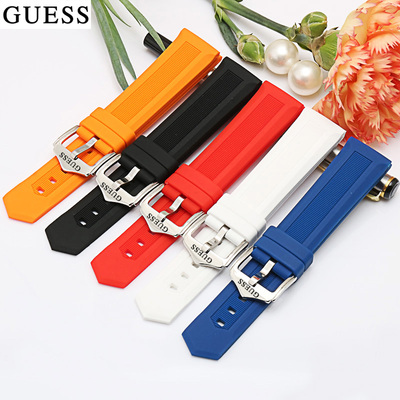 guess防水硅胶表带