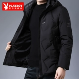 Playboy, зимний пуховик, бархатная куртка для отдыха, увеличенная толщина, оверсайз, утиный пух