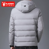 Playboy, зимний пуховик, бархатная куртка для отдыха, увеличенная толщина, оверсайз, утиный пух