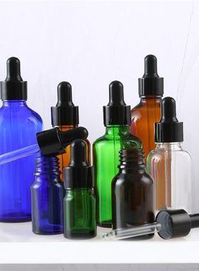 加厚玻璃精油滴管瓶吸管瓶避光瓶