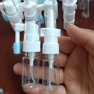 食品级塑料象鼻喷瓶喷鼻子口腔喷雾器直喷瓶细雾喷鼻器鼻腔雾化器