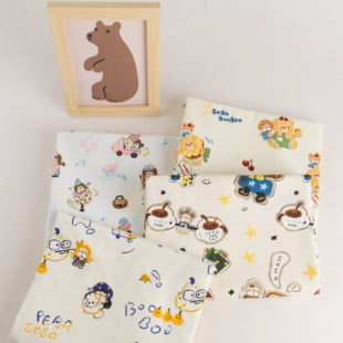 BooBoo布布 天丝纯棉 精梳斜纹无弹纱卡印花布料 衬衫连衣裙西装