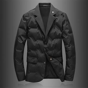 森林猎人2026新款西装男90%白鸭绒羽绒服冬装外套5617p245图片