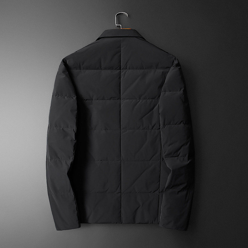森林猎人冬季男装西装羽绒服90%白鸭绒外套外穿2216p270,男装羽绒服,电商D222