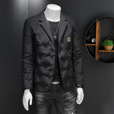 2026新款西装男90%白鸭绒羽绒服冬装外套5666p245，男装羽绒服，电商D222
