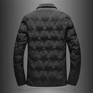 森林猎人新款西装男装90%白鸭绒羽绒服冬装轻薄外套5517p245图片