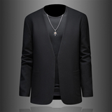 2026春秋季潮流宽松无领马吉拉小西男装欧版西装8863p190，男装西服，电商D222