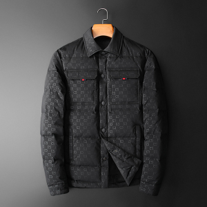 冬款2022新款男士90%白鸭绒羽绒服羽绒外套翻领9901p285图片
