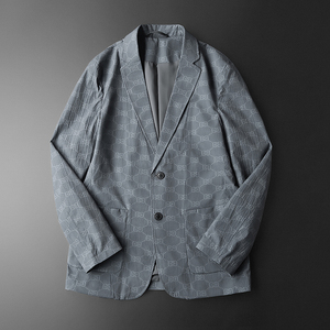 森林猎人春秋新款西装男士休闲便西服四季外套B3302P175图片