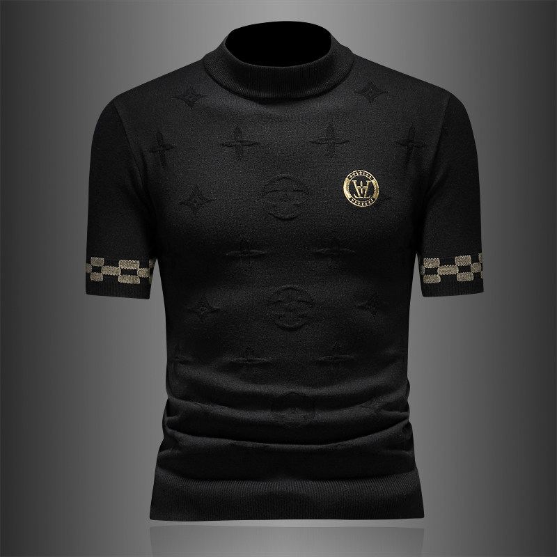 电商D222秋冬羊毛衫短袖男秋冬半高领针织衫毛衣打底02345p125，男装针织衫/毛衣，电商D222