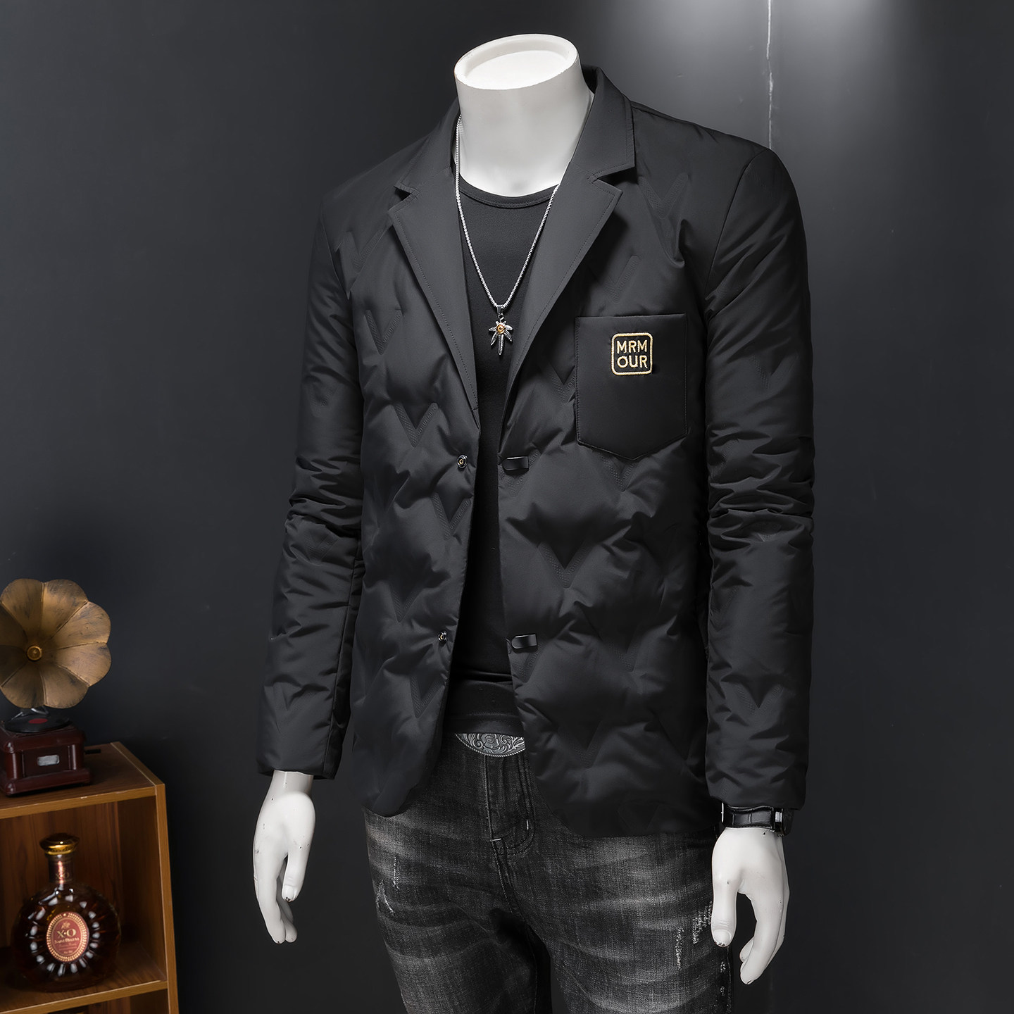 2026新款西装男90%白鸭绒羽绒服冬装外套5666p245,男装羽绒服,电商D222