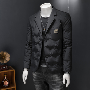 2026新款西装男90%白鸭绒羽绒服冬装外套5666p245图片