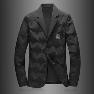 2026新款西装男90%白鸭绒羽绒服冬装外套5666p245