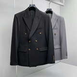 2026新款春秋双排扣小西装男韩版便西服四季外套2806AP170，男装西服，电商D222